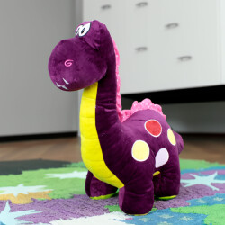 Dinozor Peluş 60CM Mor - 2