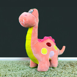 Dinozor Peluş 60CM Turuncu - 1