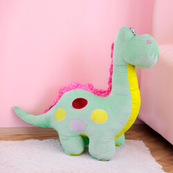 Dinozor Peluş 60CM Yeşil - 3