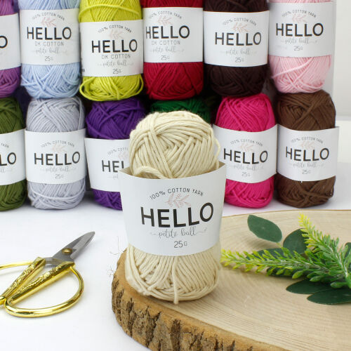 HELLO DK COTTON İPLİK 25 GR.62,5 MT. Açık Bej - 1