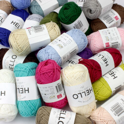 HELLO DK COTTON İPLİK 25 GR.62,5 MT. Lila - 2