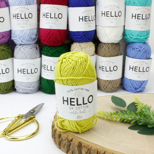 HELLO DK COTTON İPLİK 25 GR.62,5 MT. Lime - 1