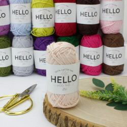 HELLO DK COTTON İPLİK 25 GR.62,5 MT. Ten Rengi - 1